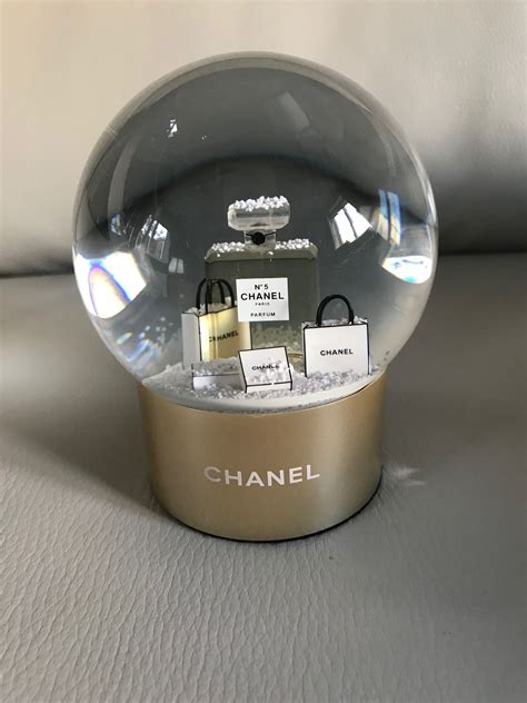 chanel christmas snow globe|best christmas snow globe.